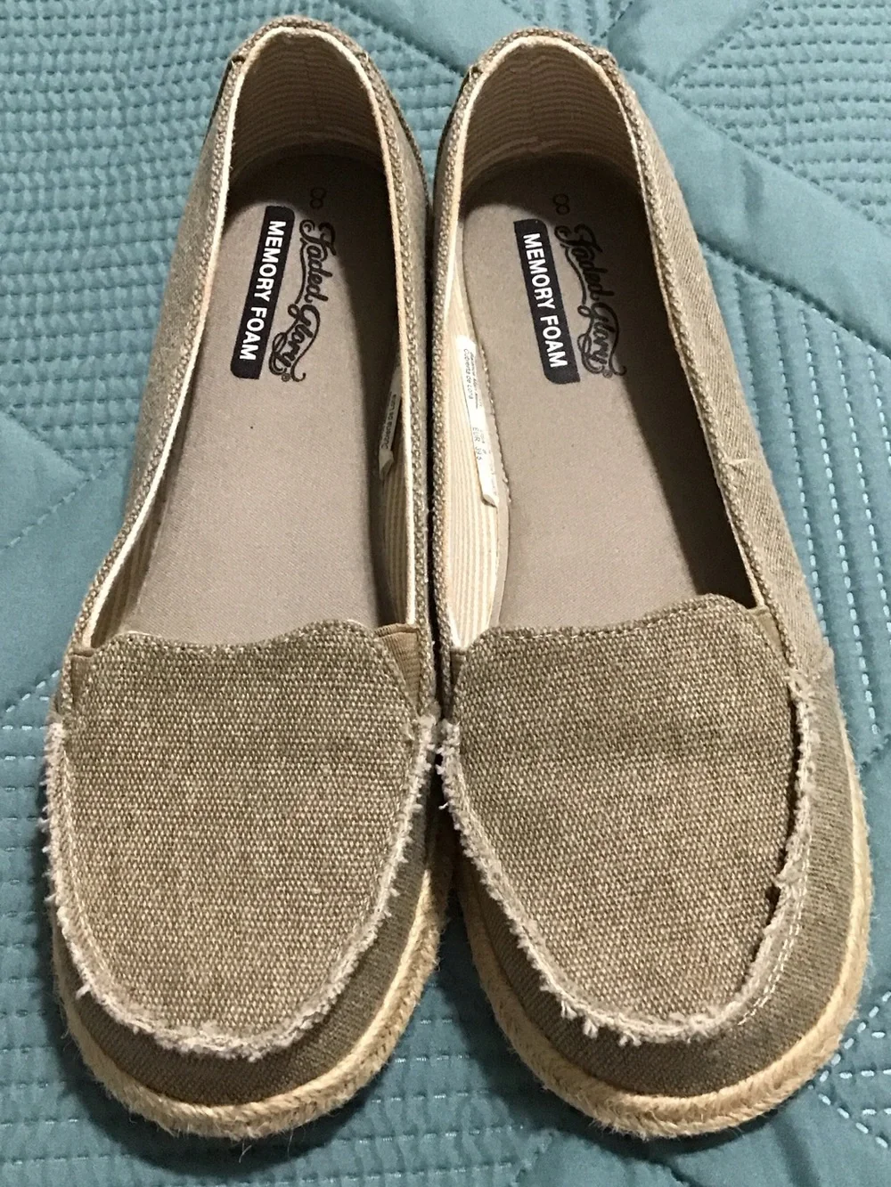 Slip-On Ladies Shoes in Gray and Tan and Black  - Lightweight Comfort- 2 pairs